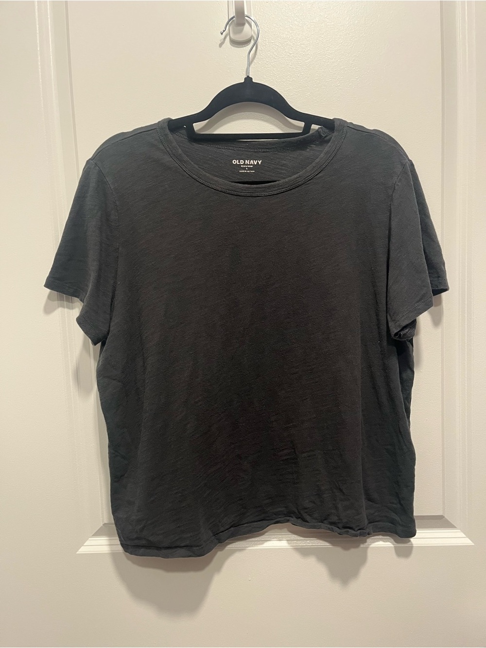 Old Navy Men's Black Short Sleeve Crew Tee